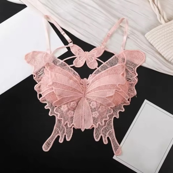 Angel Butterfly Lace Fancy Bra for Loving Young